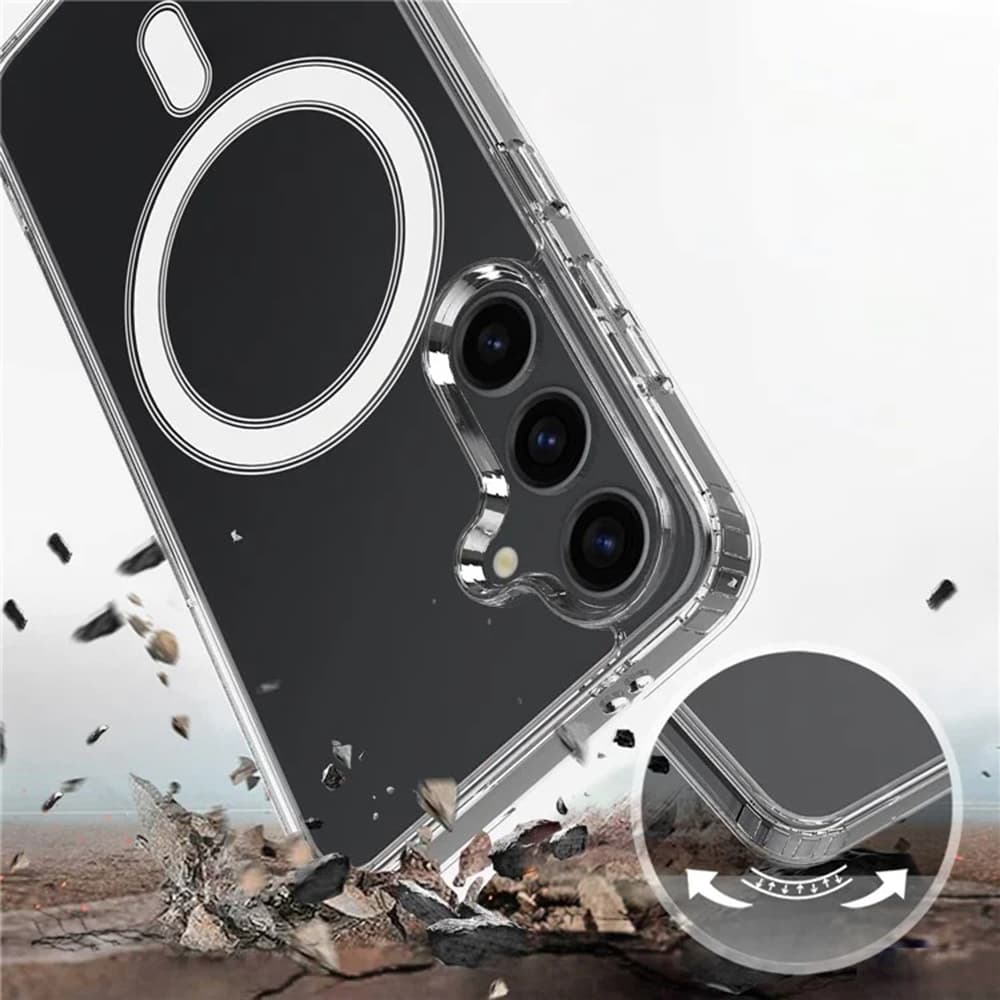 Techsuit MagSafe Pro pro Samsung Galaxy S25 průhledný - náhled 3