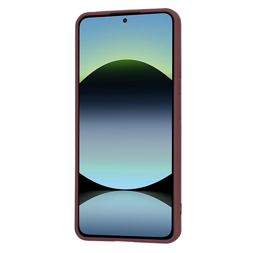 Techsuit SoftFlex Xiaomi Redmi Note 14 4G (Standard) Švestkově červená - náhled 3