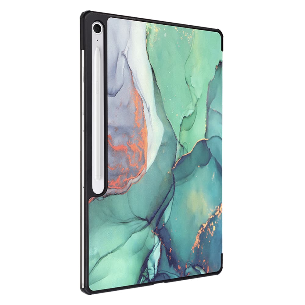 Techsuit FoldPro pro Samsung Galaxy Tab S10 FE Plus zelený Time - náhled 3