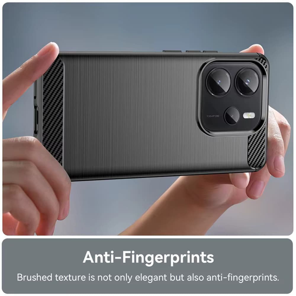 Pouzdro Techsuit Carbon Silicone pro Xiaomi Redmi Note 14S černé - náhled 3