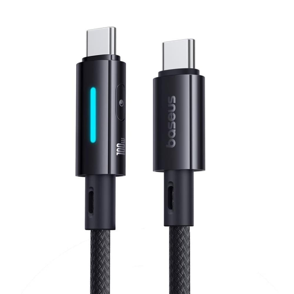 Baseus Data Cable Lit pro Macbook Type-C 100W 1m kosmická černá - náhled 3