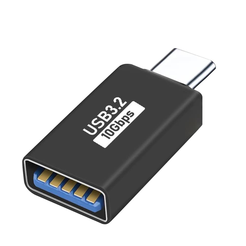 Techsuit OTG adaptér AluCoreX (A14) USB na Type-C 10Gbps černý - náhled 3
