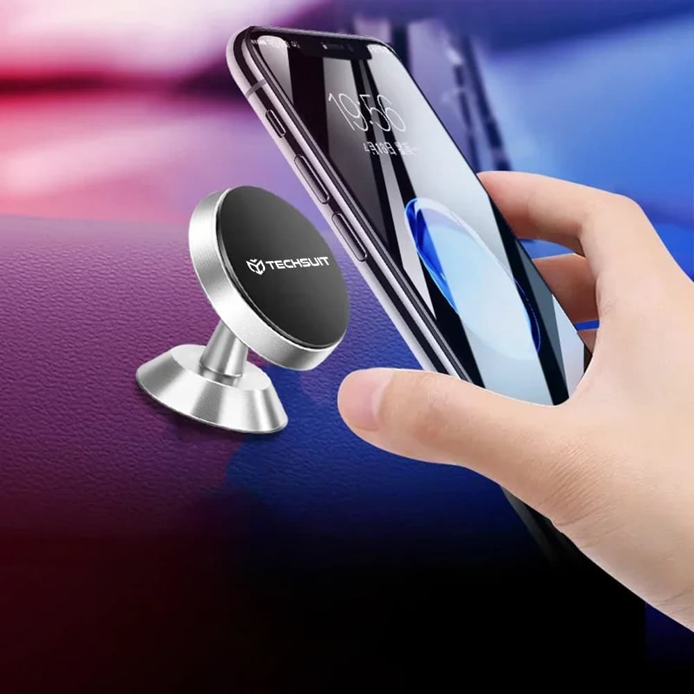 Techsuit Car Holder TinyGrip S10 univerzální magnetický držák na mobil černý - náhled 3