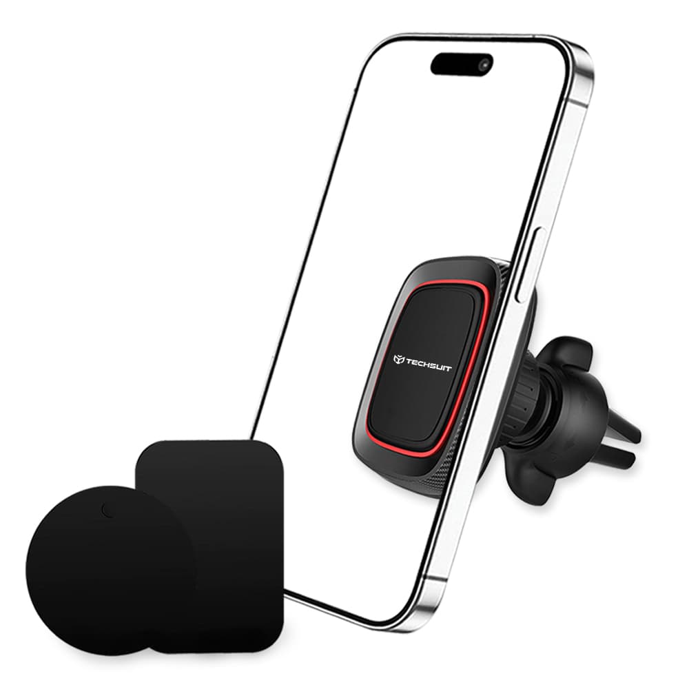 Techsuit Car Holder MagGrip (S4) černý červený pro větrací otvor - náhled 3