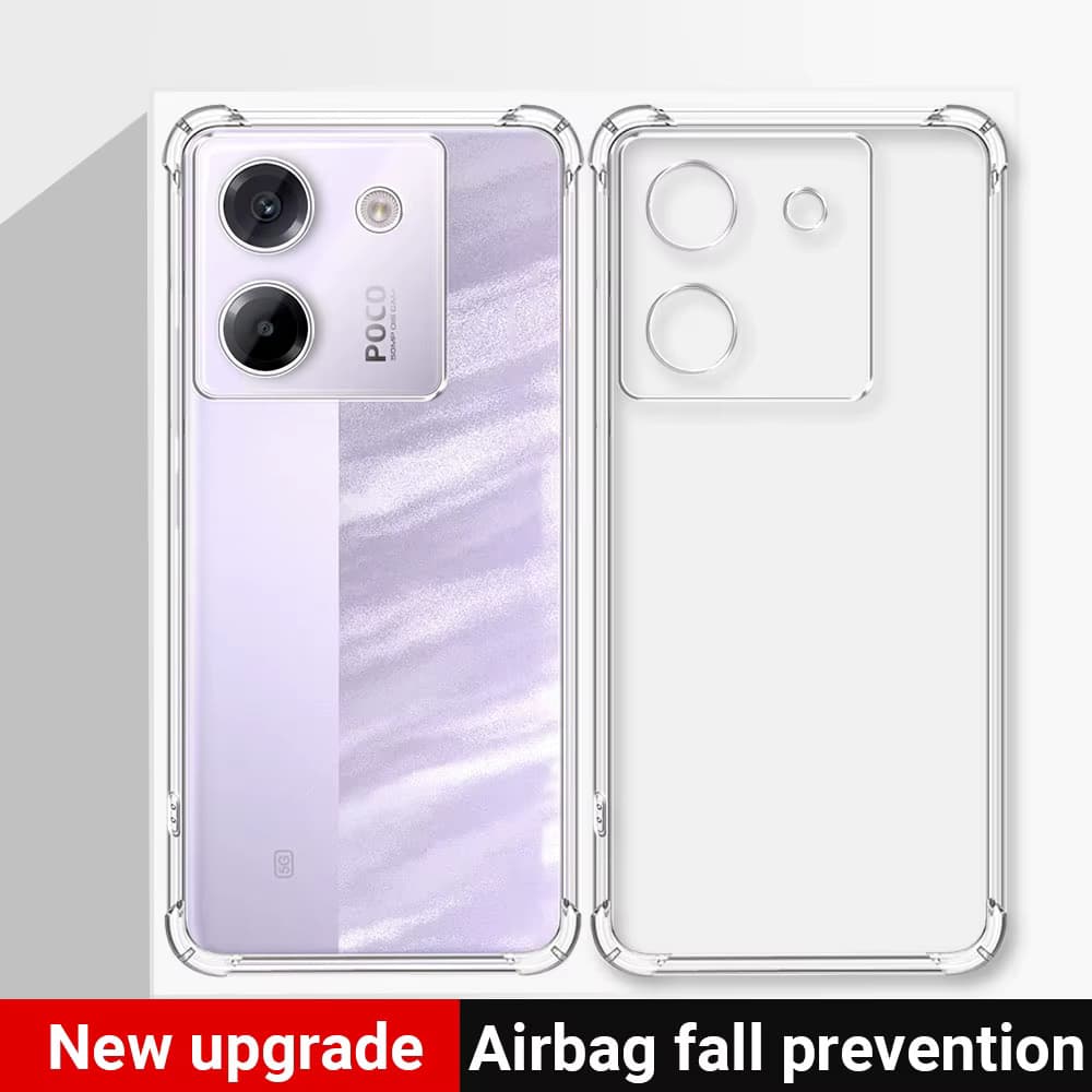 Techsuit Shockproof průhledný silikon pro Xiaomi Poco M7 Pro 5G průhledný - náhled 3