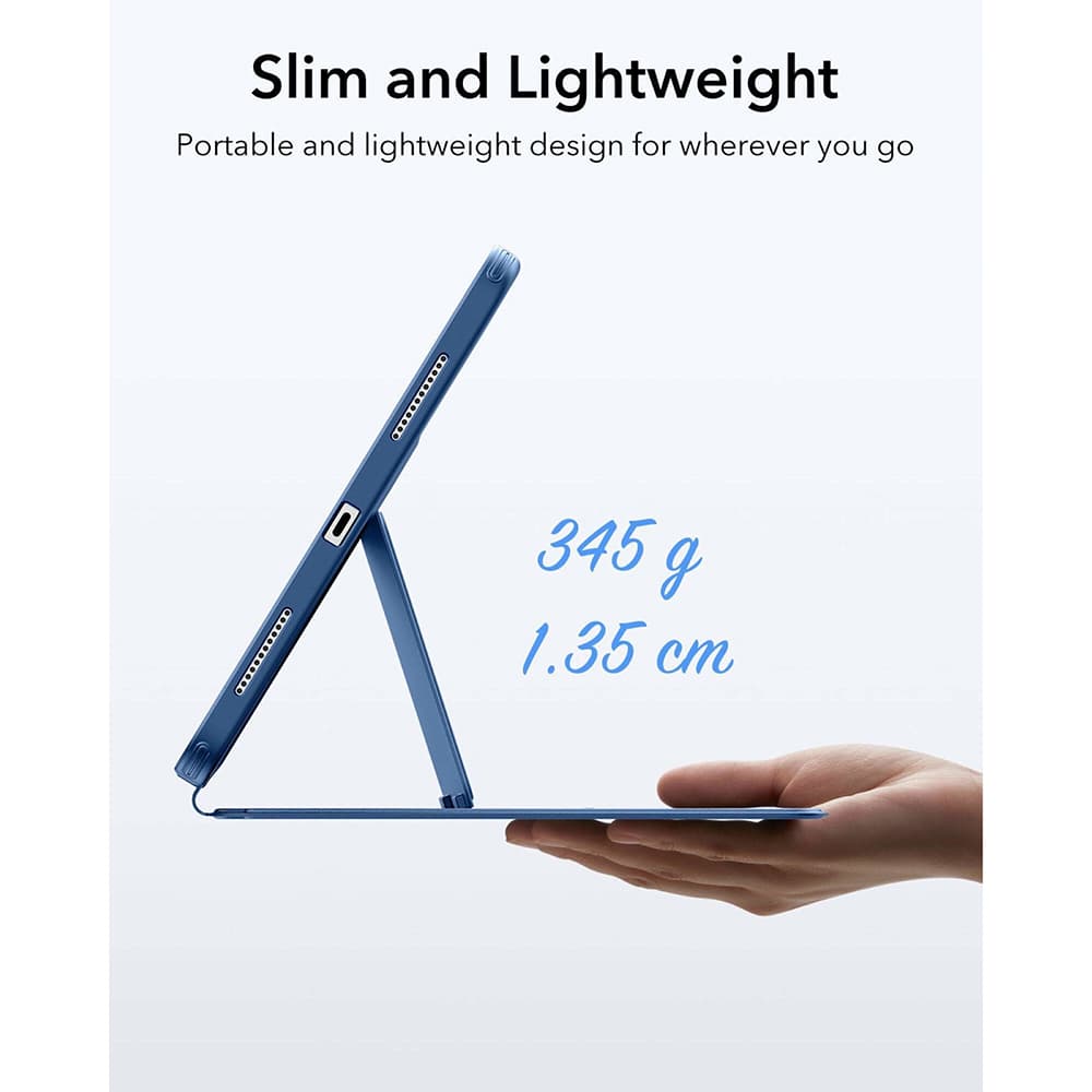 ESR Flip Hybrid s držákem na tužku iPad 10 (2022) 10.9 / 11 (2025) modrá - náhled 3