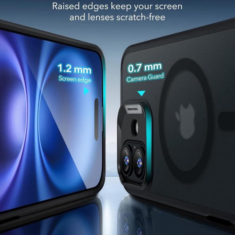 ESR Classic Hybrid HaloLock pro iPhone 16 v matné černé - náhled 3