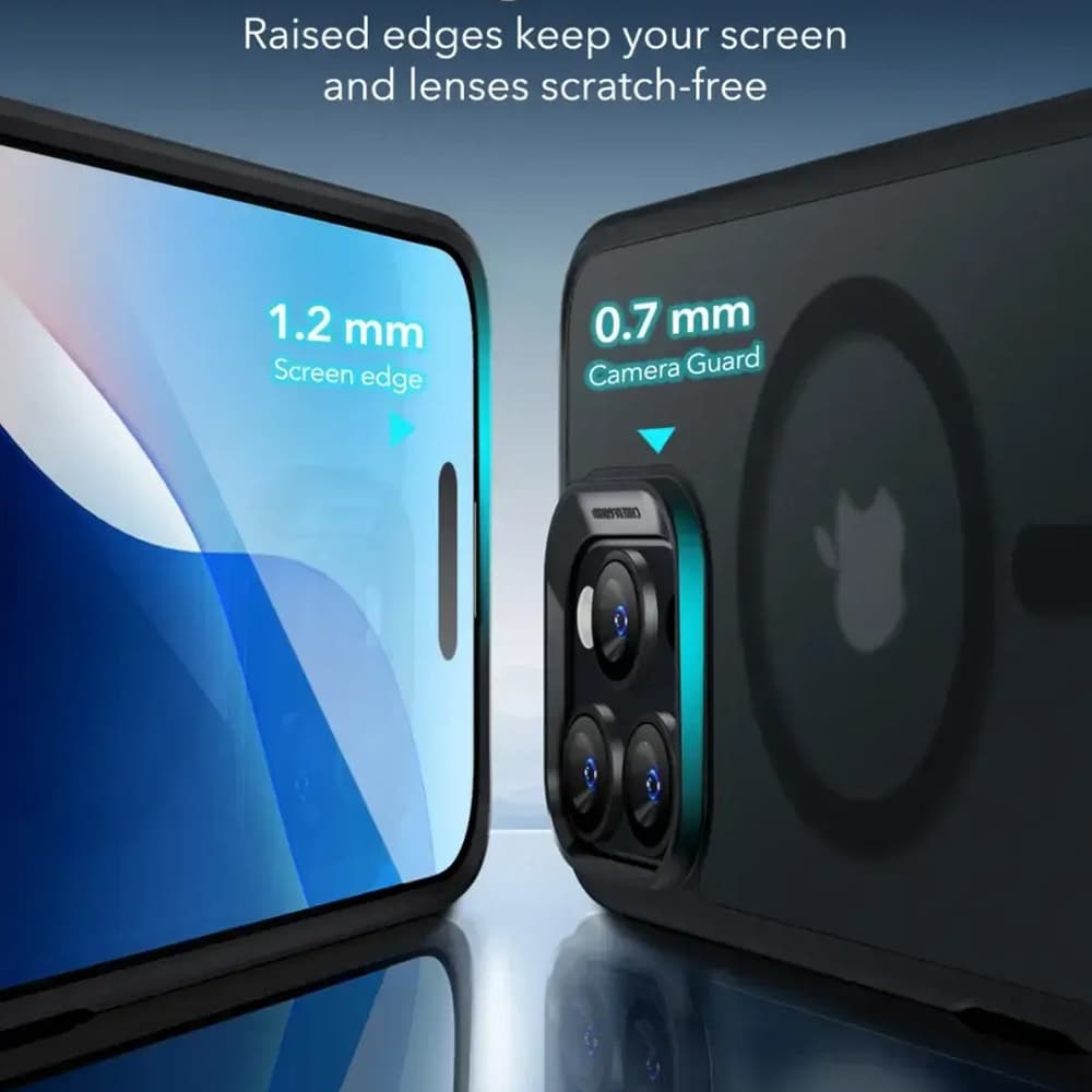 ESR Classic Hybrid HaloLock pro iPhone 16 Pro Černá s mrazivým efektem - náhled 3