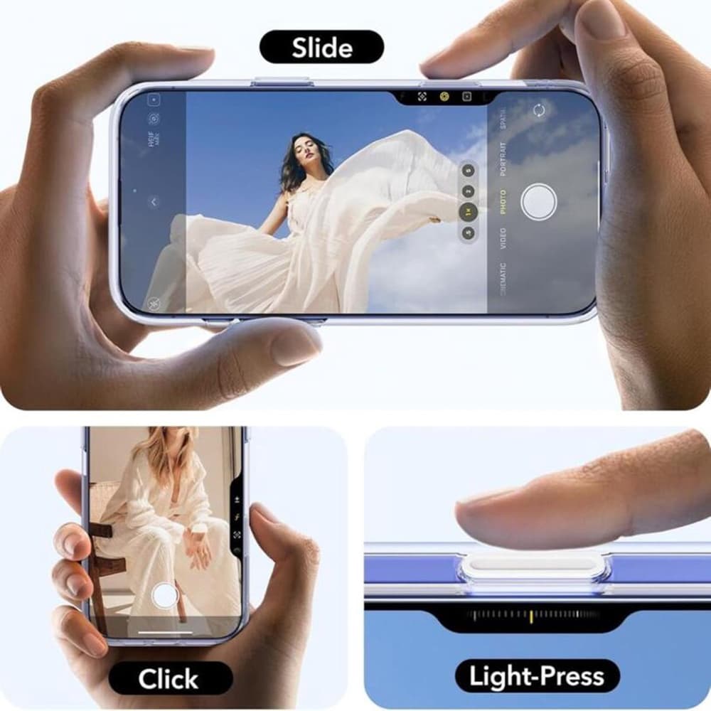 ESR Classic Hybrid HaloLock Kickstand iPhone 16 Plus průhledný - náhled 3