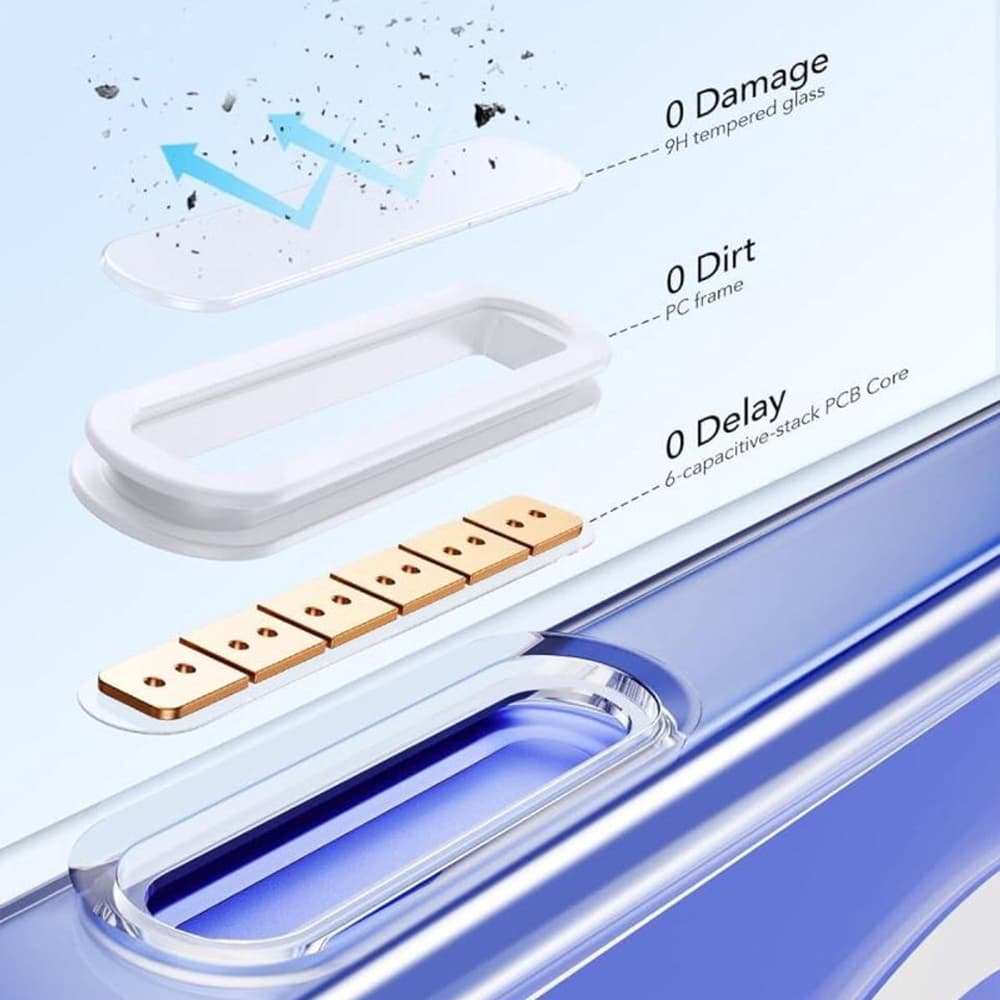 ESR Classic Hybrid HaloLock Kickstand pro iPhone 16 průhledný - náhled 3
