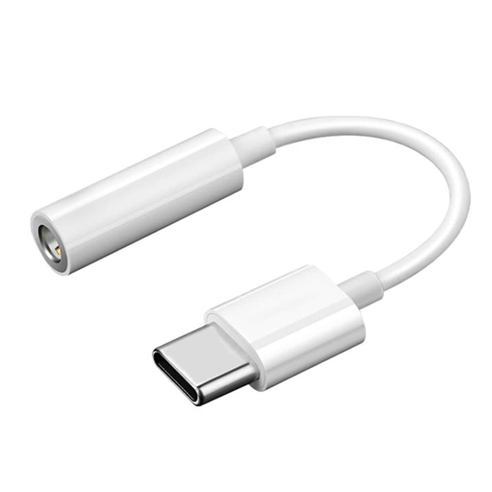 Techsuit 2 ks adaptér MusicBox AC18 Type-C na 3.5mm Jack bílý - náhled 3