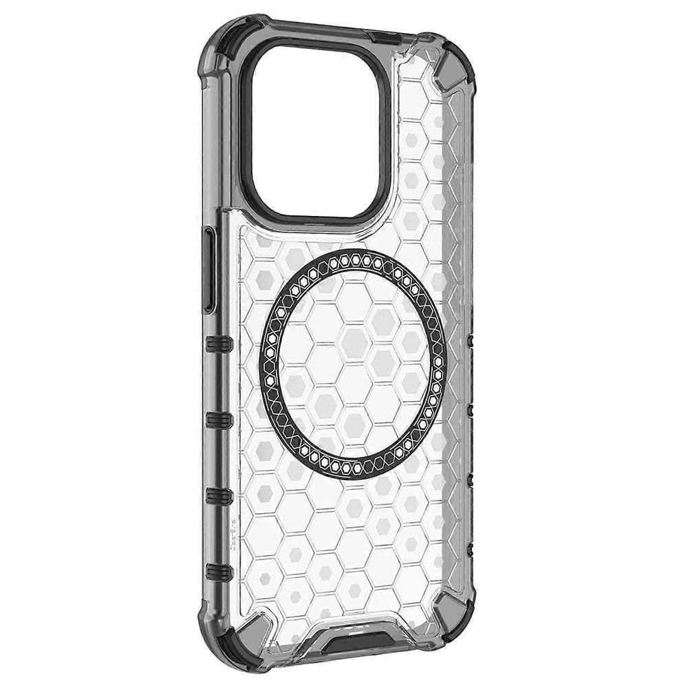 Techsuit HoneyComb Shield MagSafe pro iPhone 15 Pro bílý - náhled 3