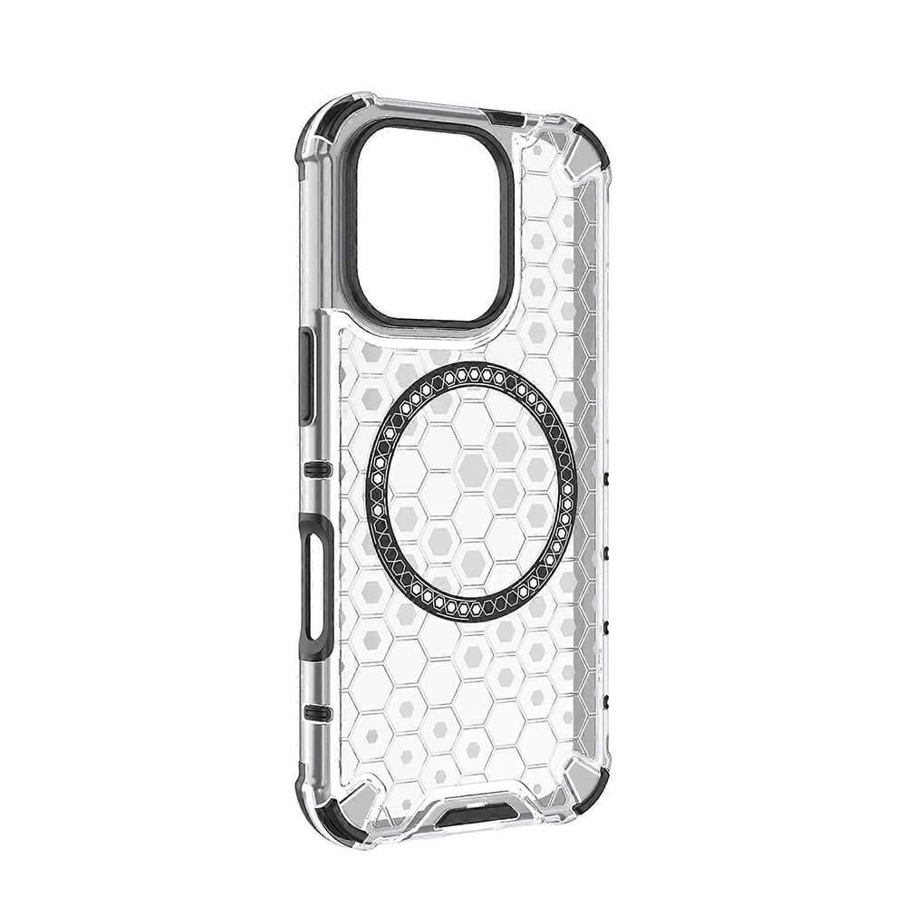 Techsuit HoneyComb Shield MagSafe pro iPhone 16 Pro bílý - náhled 3