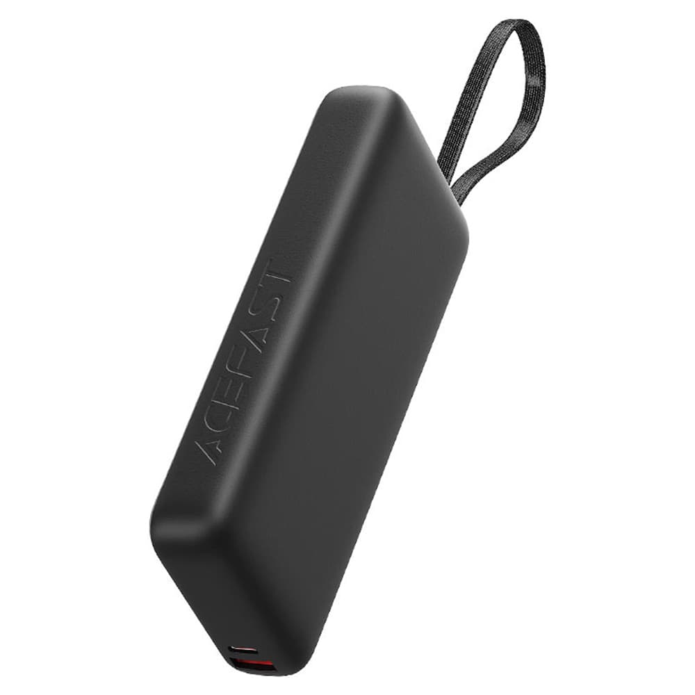 Acefast Power Bank M22-20000 s kabelem Type-C 20000mAh 74Wh PD130W LED displej černá - náhled 3