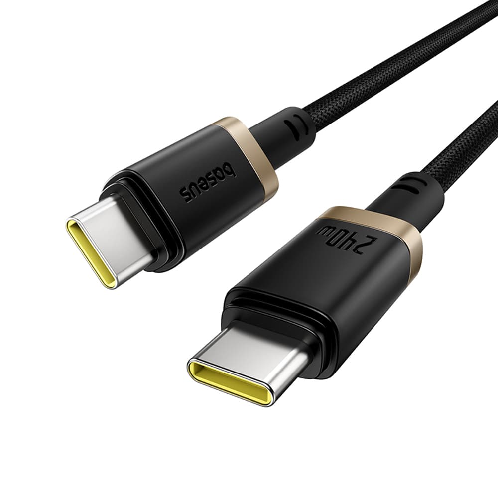 Baseus kabel Dura Series pro MacBook rychlonabíjení Type-C 1m zlatá černá - náhled 3