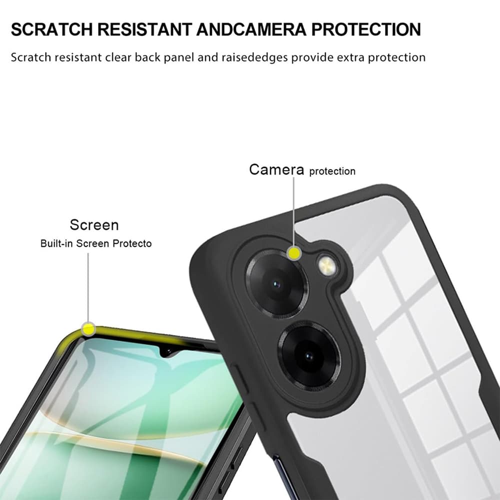 Techsuit ColorVerse 360 Series + Ochranná fólie Xiaomi Redmi A5 4G Fialová - náhled 3