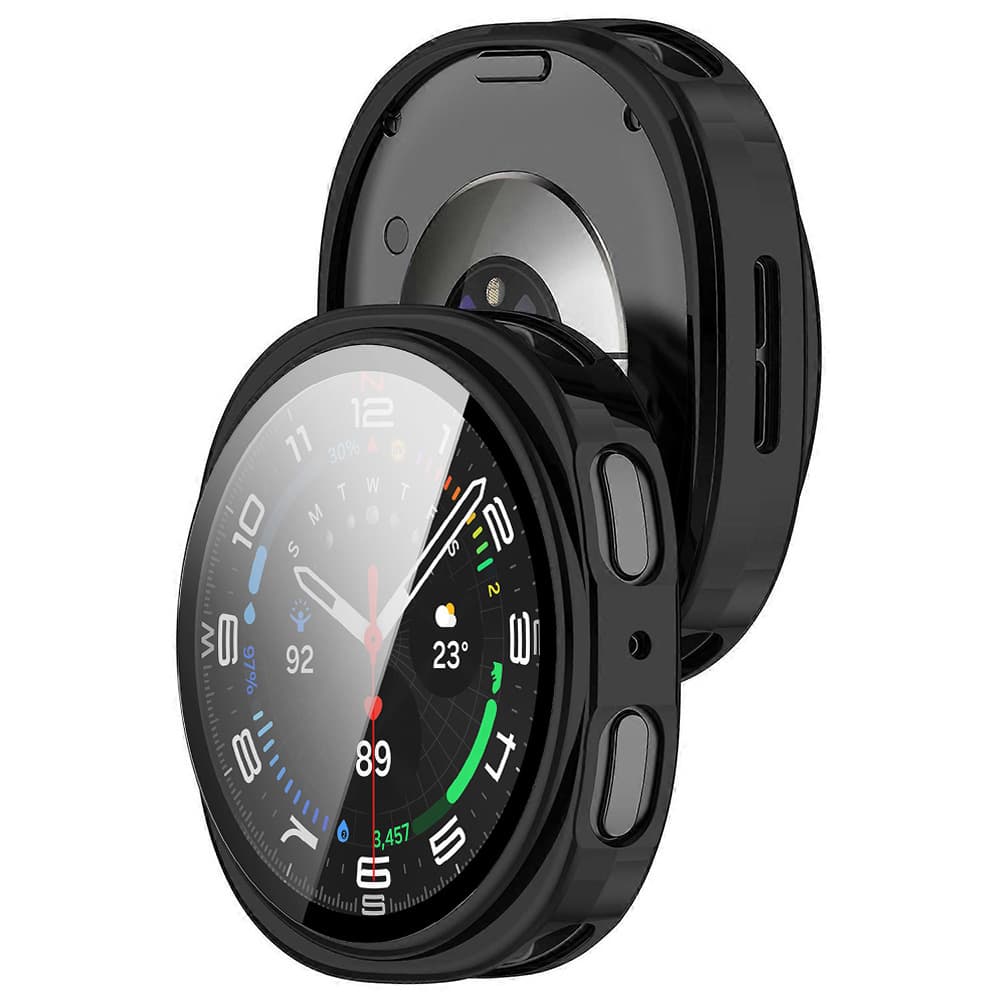 Techsuit Defense360 Pro s ochranným sklem Samsung Galaxy Watch8 44mm černá - náhled 3