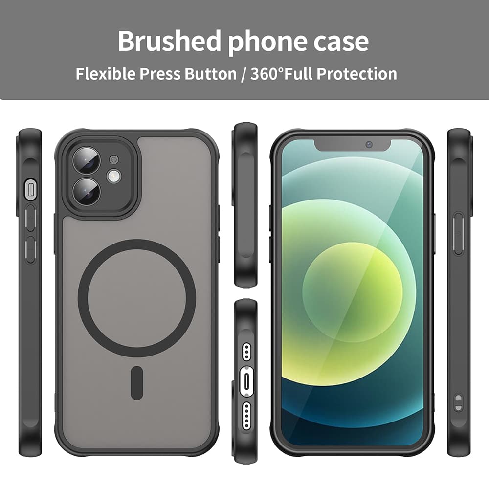 Techsuit HaloFrost II MagSafe pro iPhone 12 černý - náhled 3