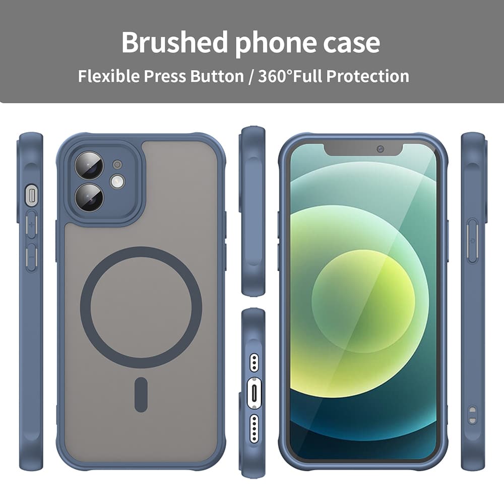 Techsuit HaloFrost II MagSafe pro iPhone 12 námořnická modrá - náhled 3