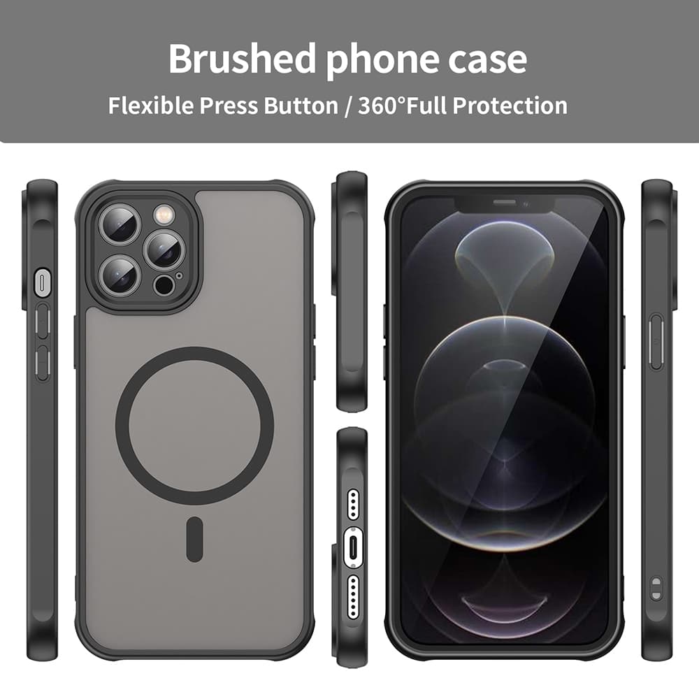 Techsuit HaloFrost II MagSafe pro iPhone 12 Pro černý - náhled 3