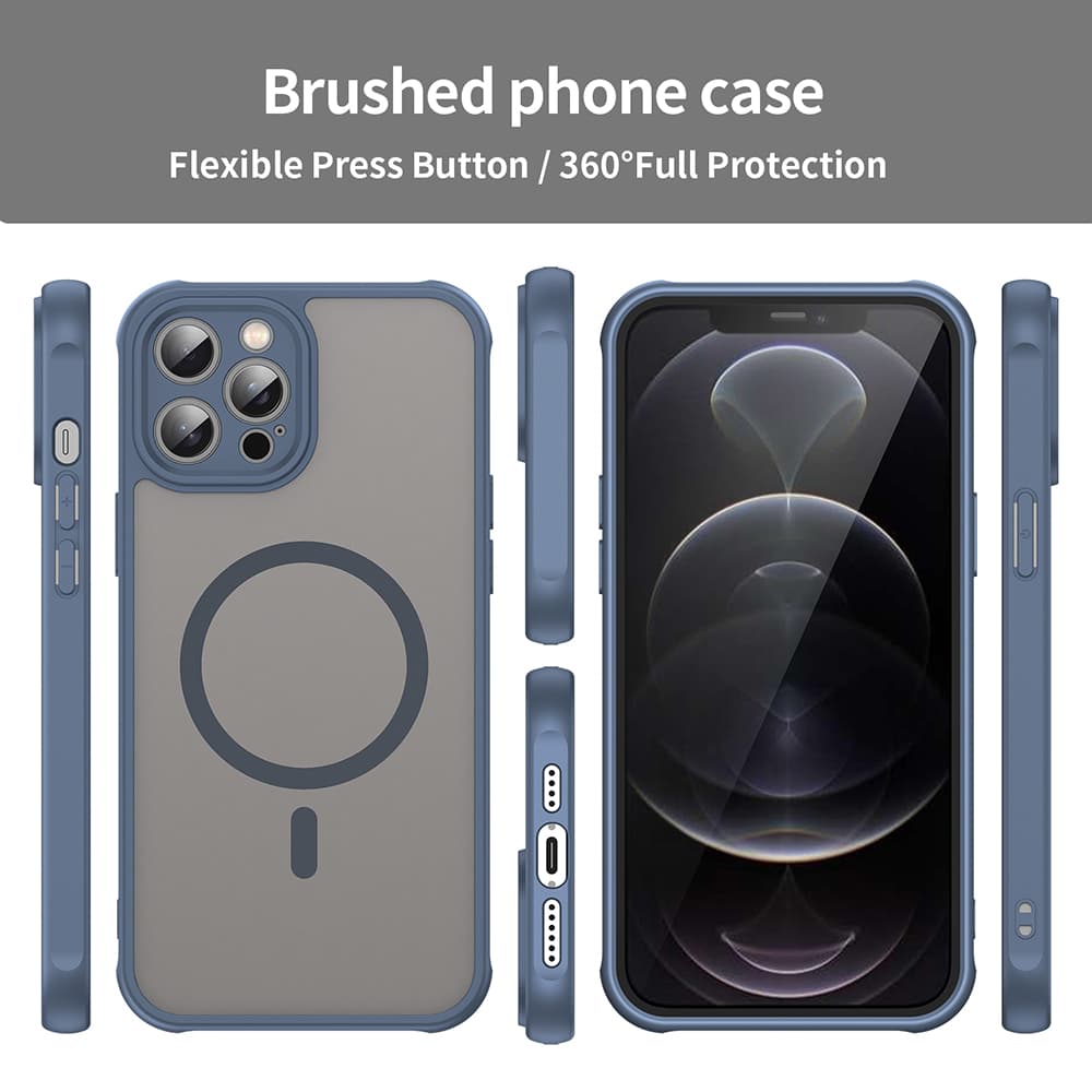 Techsuit - HaloFrost II MagSafe - iPhone 12 Pro - námořnická modrá - náhled 3