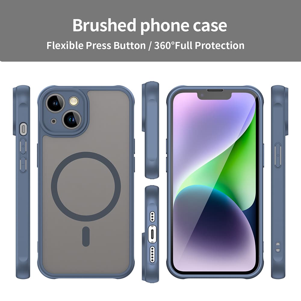 Techsuit HaloFrost II MagSafe pro iPhone 13 v námořnické modré - náhled 3