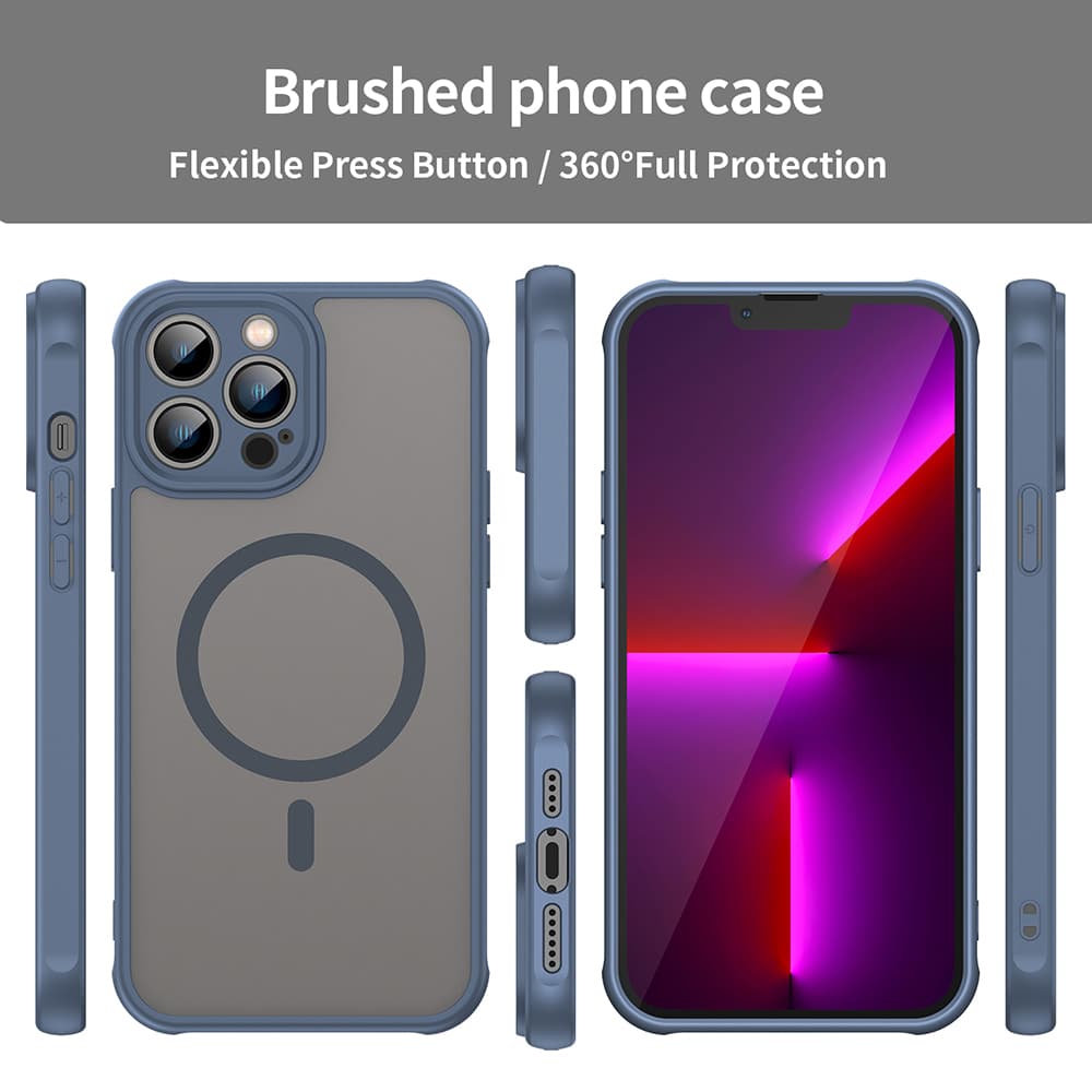 Techsuit HaloFrost II MagSafe pro iPhone 13 Pro námořnická modrá - náhled 3
