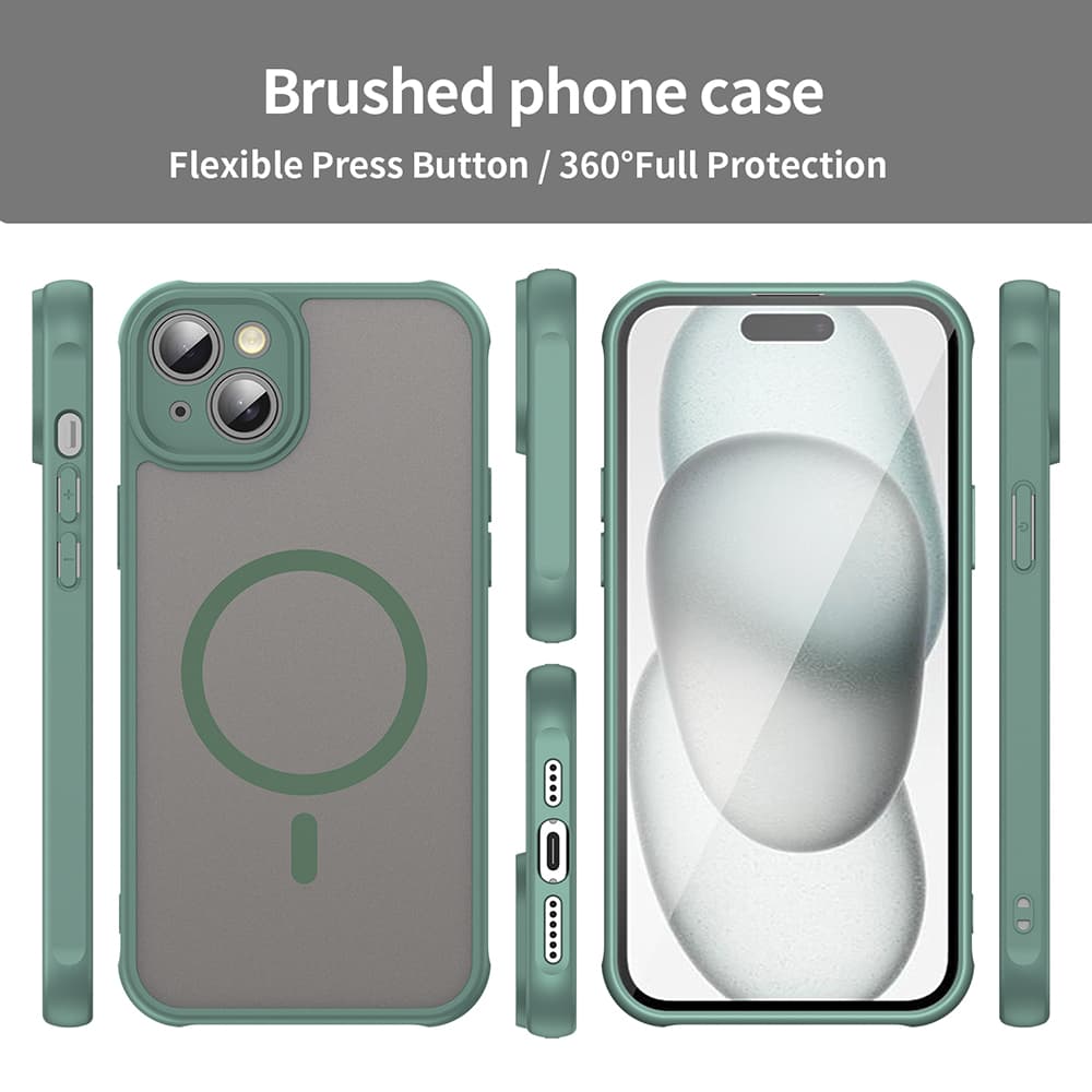 Techsuit HaloFrost II MagSafe pro iPhone 14 Plus zelený - náhled 3