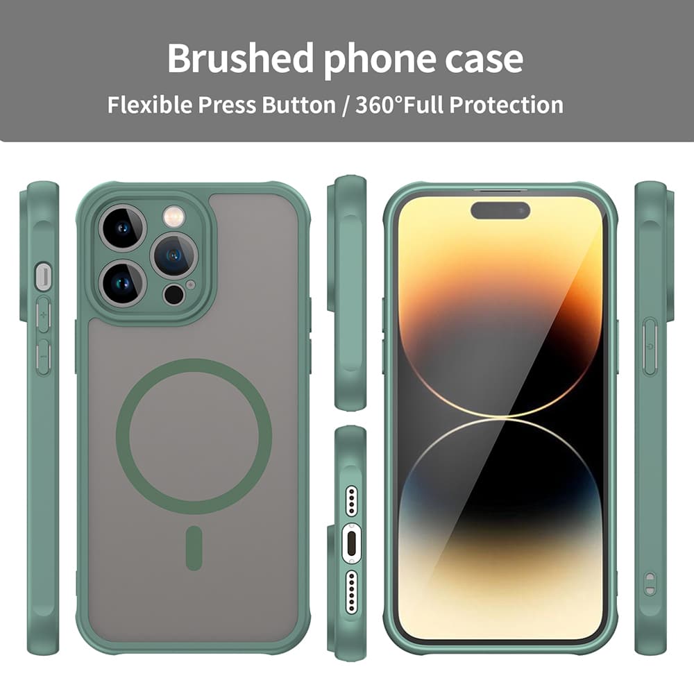 Techsuit HaloFrost II MagSafe pro iPhone 14 Pro Max zelená - náhled 3