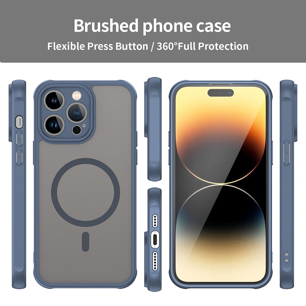 Techsuit HaloFrost II MagSafe pro iPhone 14 Pro Max námořnická modrá - náhled 3