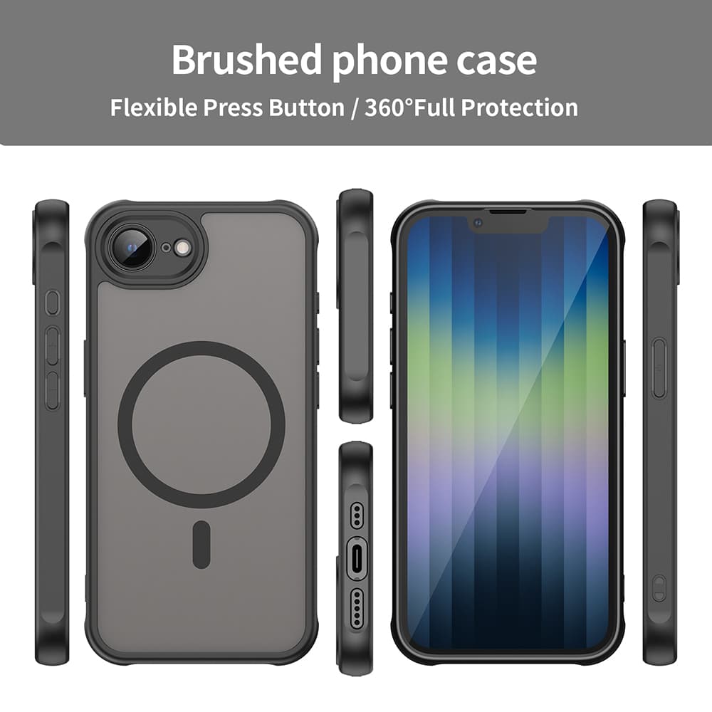 Techsuit HaloFrost II MagSafe pro iPhone 16e černý - náhled 3