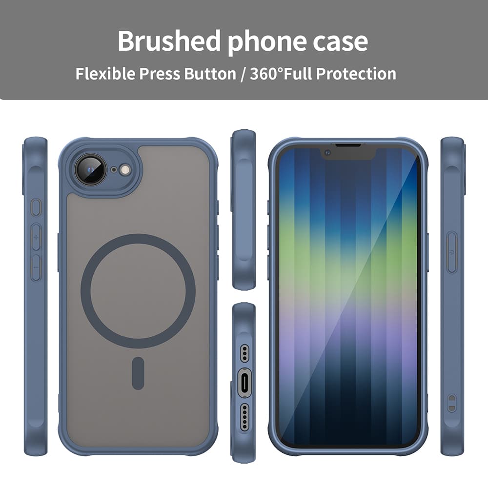 Techsuit HaloFrost II MagSafe pro iPhone 16e námořnická modrá - náhled 3
