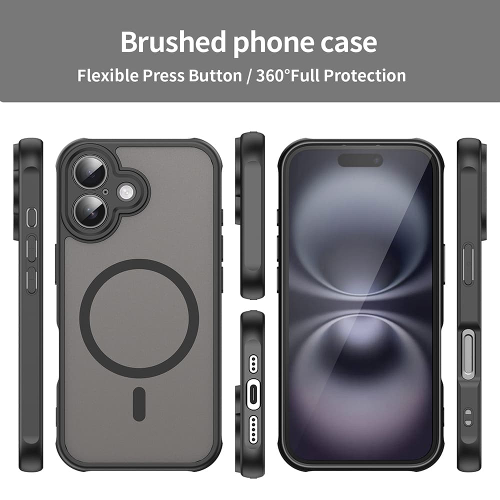 Techsuit HaloFrost II MagSafe pro iPhone 16 Plus černá - náhled 3
