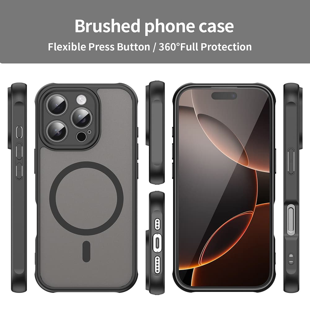 Techsuit HaloFrost II MagSafe pro iPhone 16 Pro černý - náhled 3