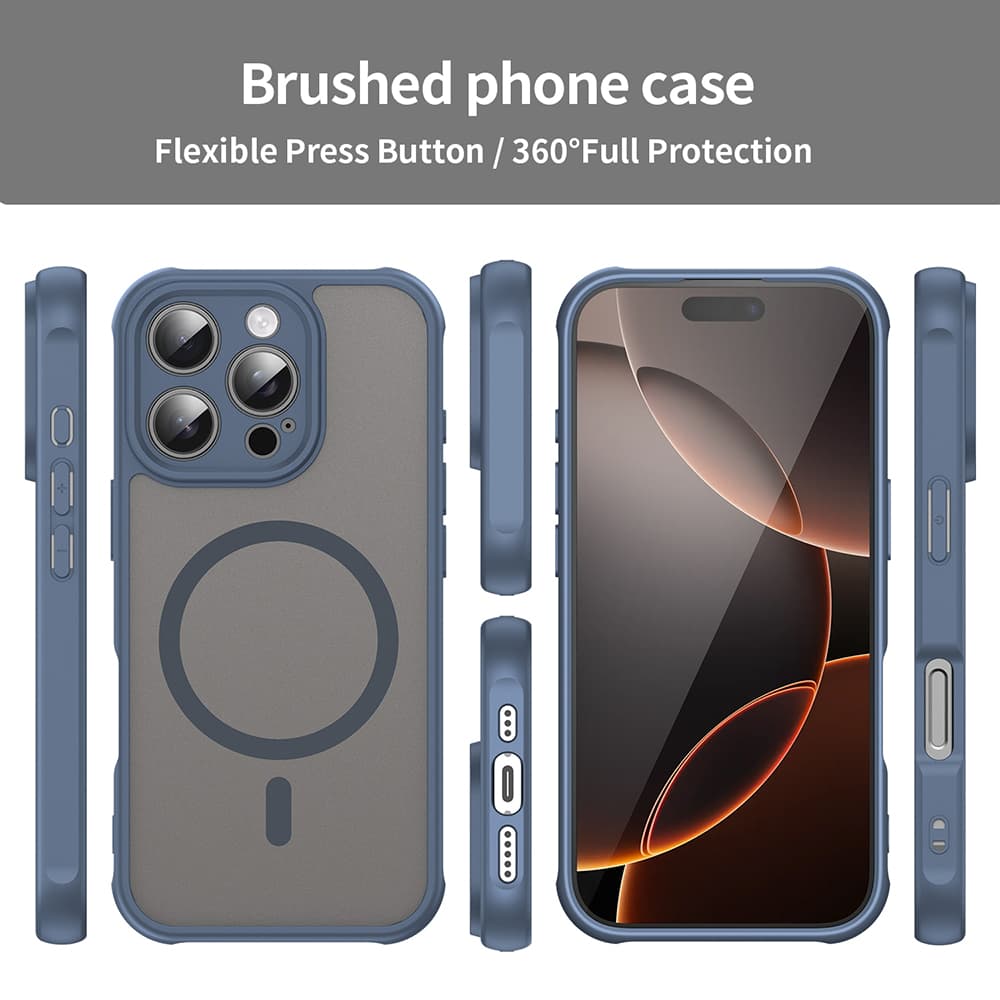 Techsuit HaloFrost II MagSafe pro iPhone 16 Pro v námořnické modré - náhled 3