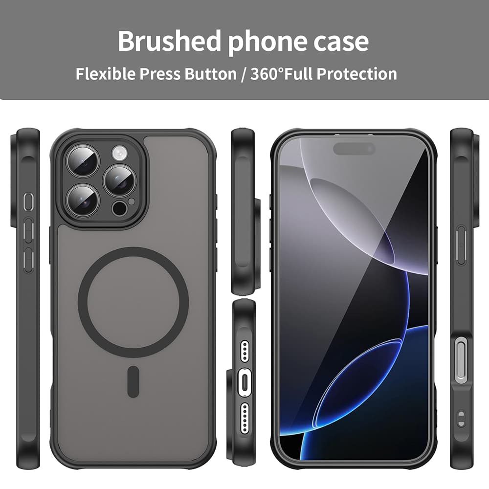 Techsuit HaloFrost II MagSafe pro iPhone 16 Pro Max černý - náhled 3