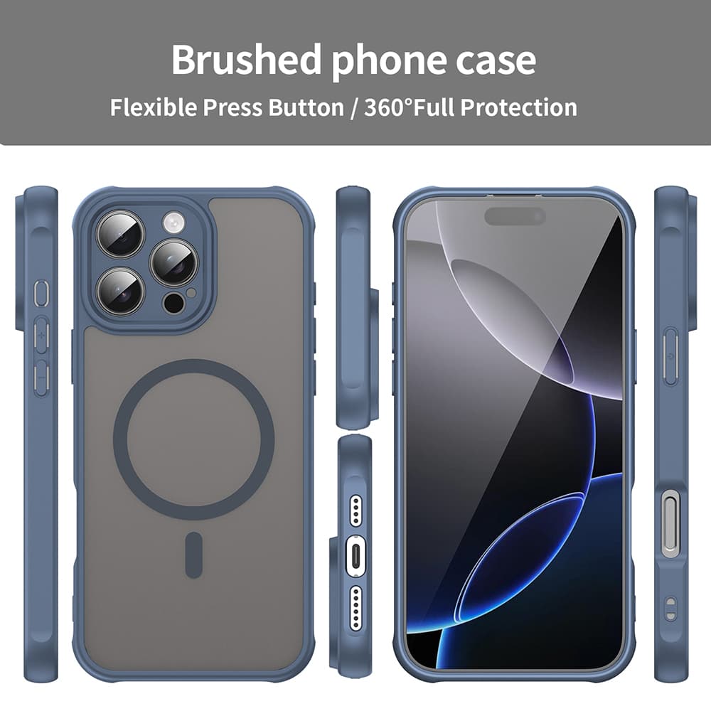 Techsuit HaloFrost II MagSafe pro iPhone 16 Pro Max námořnická modrá - náhled 3