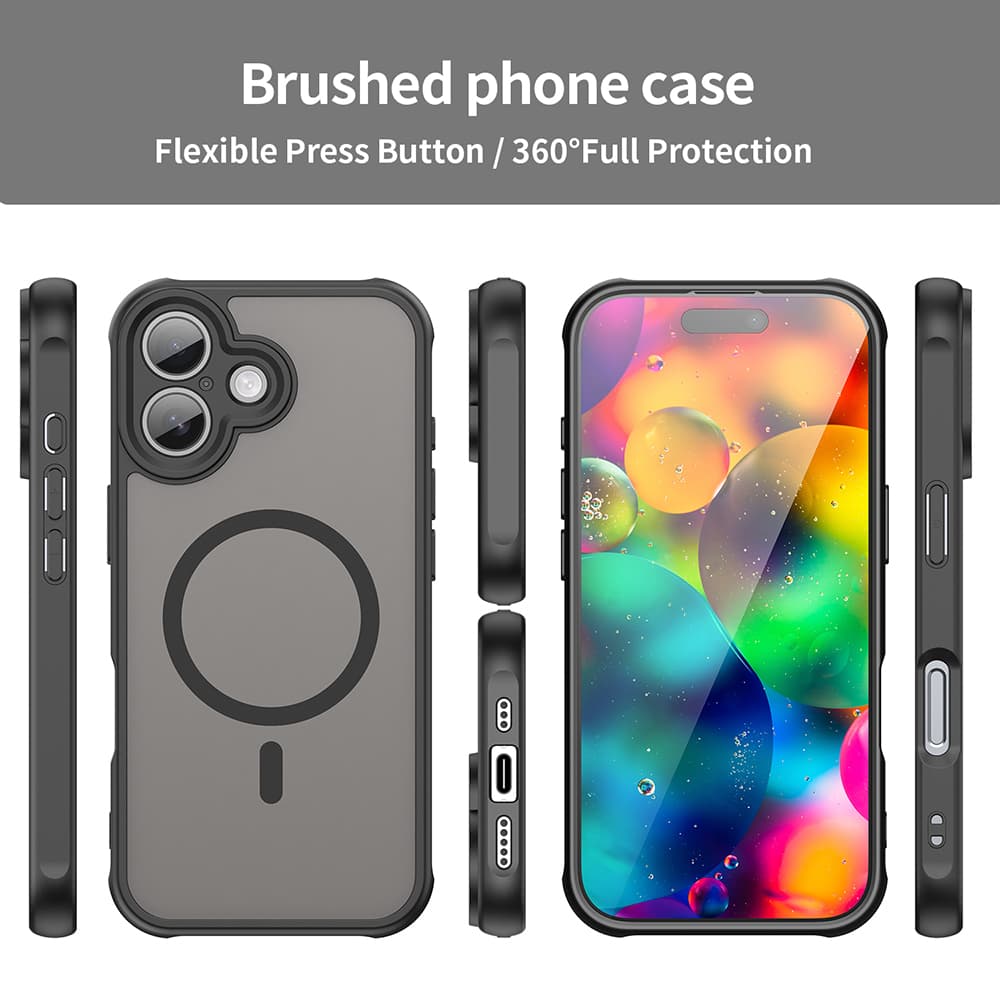 Techsuit HaloFrost II MagSafe pro iPhone 17 černý - náhled 3