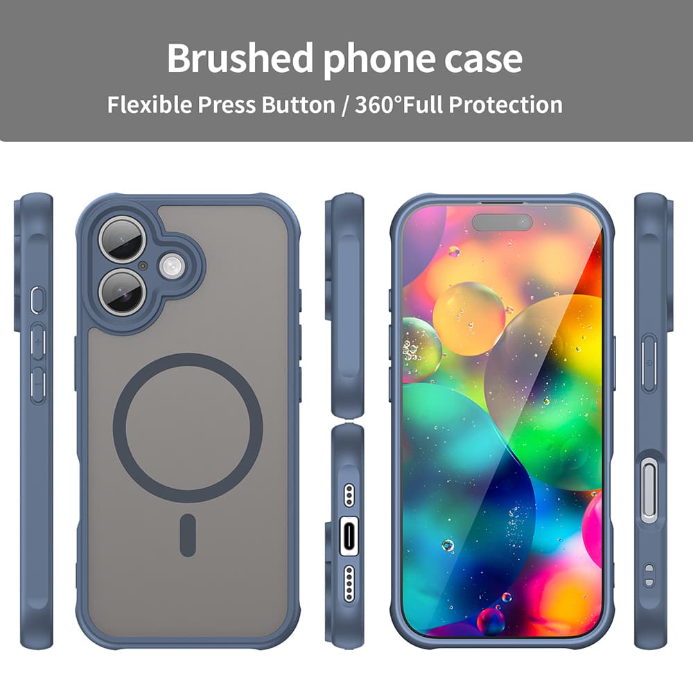 Techsuit HaloFrost II MagSafe pro iPhone 17 v námořnické modré - náhled 3