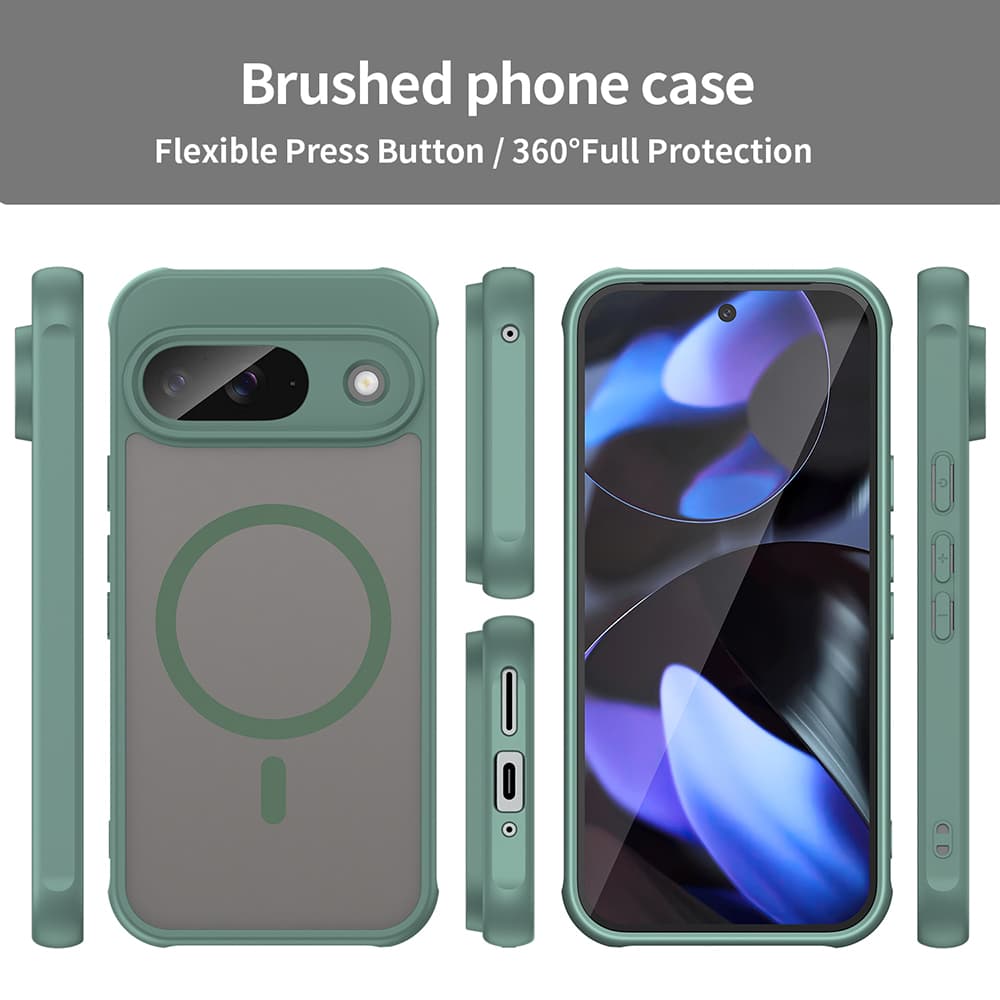 Techsuit HaloFrost II MagSafe pro Google Pixel 9 zelená - náhled 3