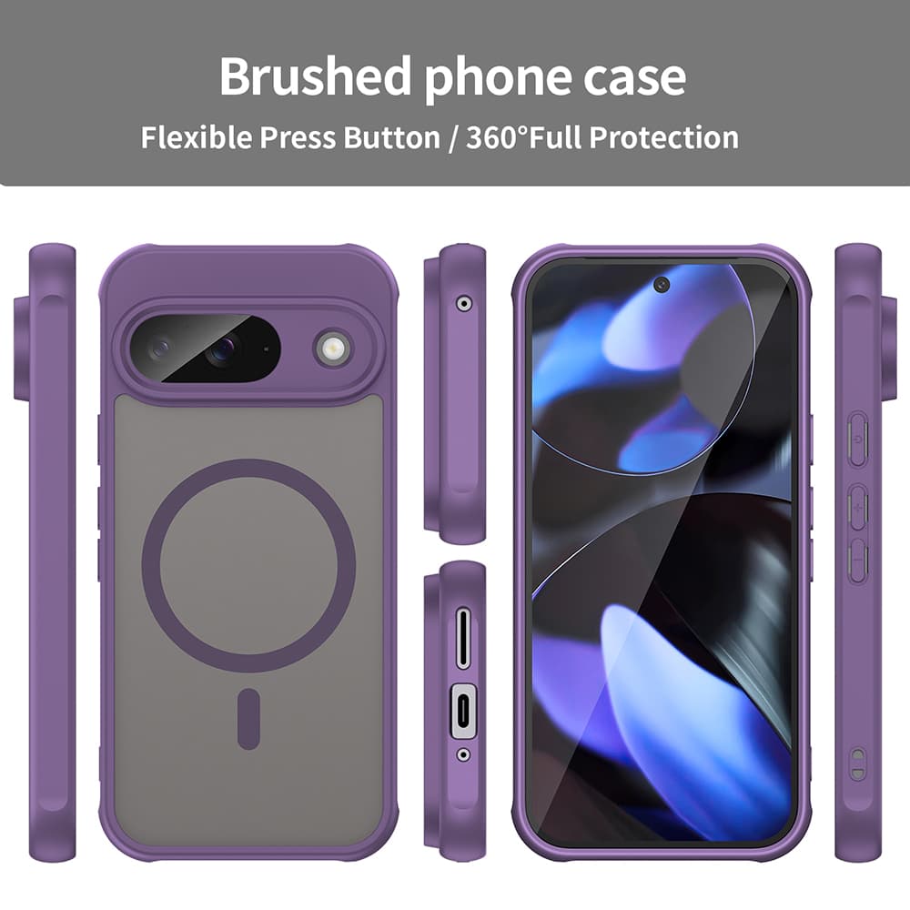 Techsuit HaloFrost II MagSafe pro Google Pixel 9 fialová - náhled 3