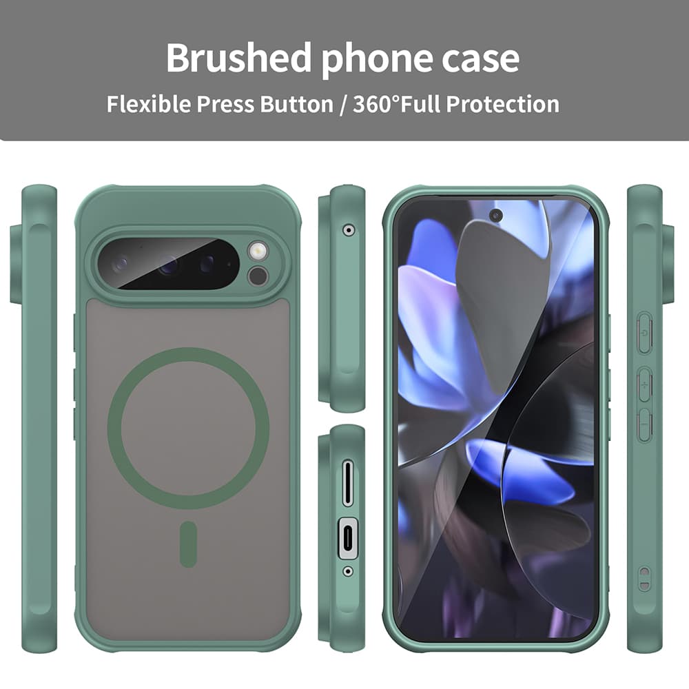 Techsuit HaloFrost II MagSafe pro Google Pixel 9 Pro zelený - náhled 3