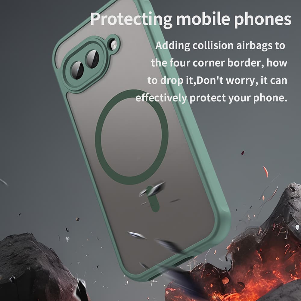 Techsuit HaloFrost II MagSafe pro Google Pixel 9a zelená - náhled 3