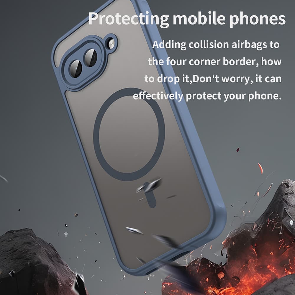Techsuit HaloFrost II MagSafe pro Google Pixel 9a námořnická modrá - náhled 3