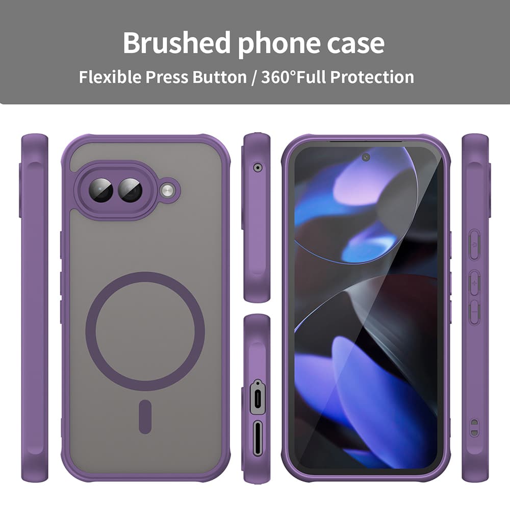 Techsuit HaloFrost II MagSafe pro Google Pixel 9a fialová - náhled 3