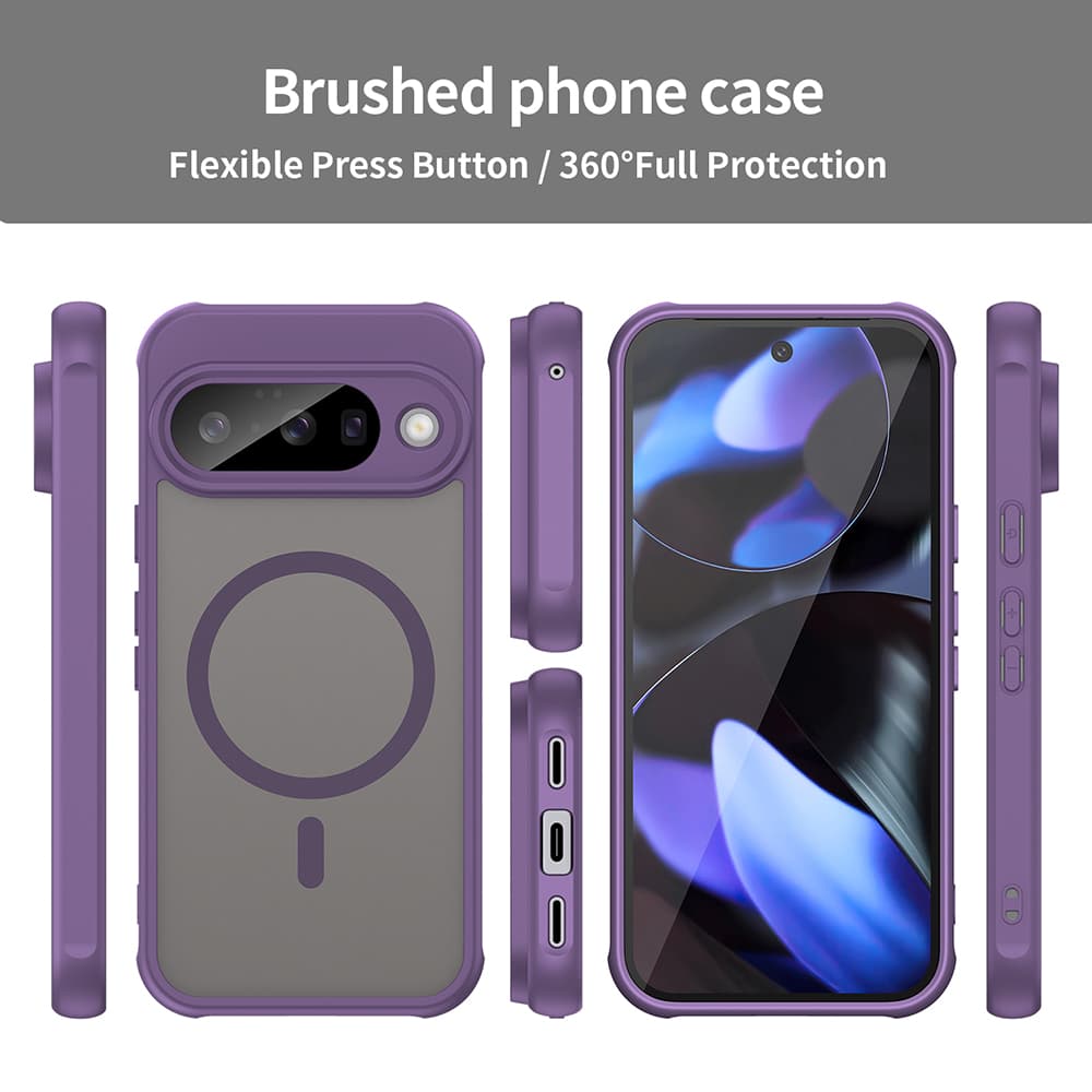 Techsuit HaloFrost II MagSafe pro Google Pixel 10 fialová - náhled 3