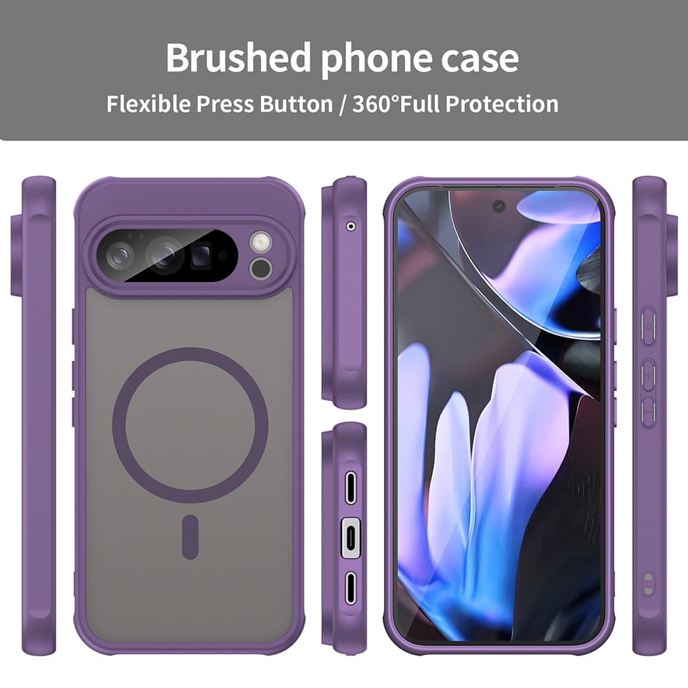 Techsuit HaloFrost II MagSafe Google Pixel 10 Pro XL Fialová - náhled 3