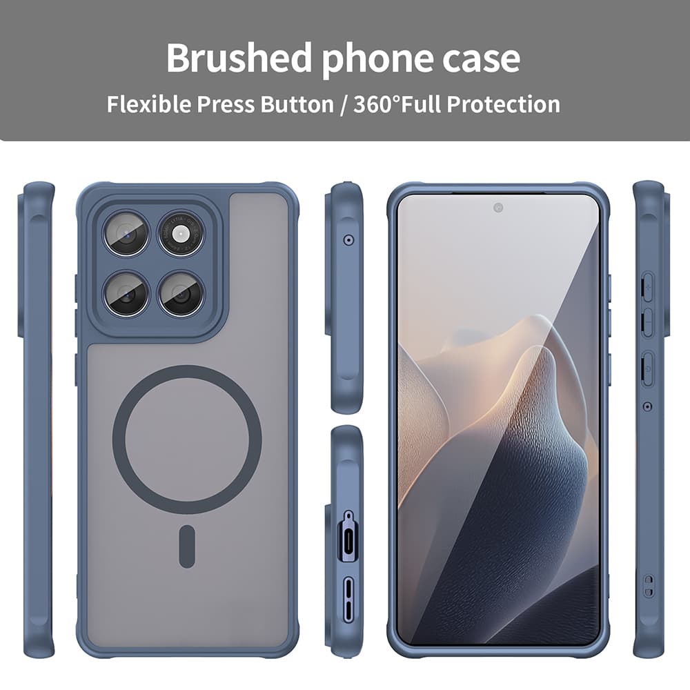 Techsuit HaloFrost II MagSafe pro Motorola Edge 60/60 Fusion tmavě modrá - náhled 3