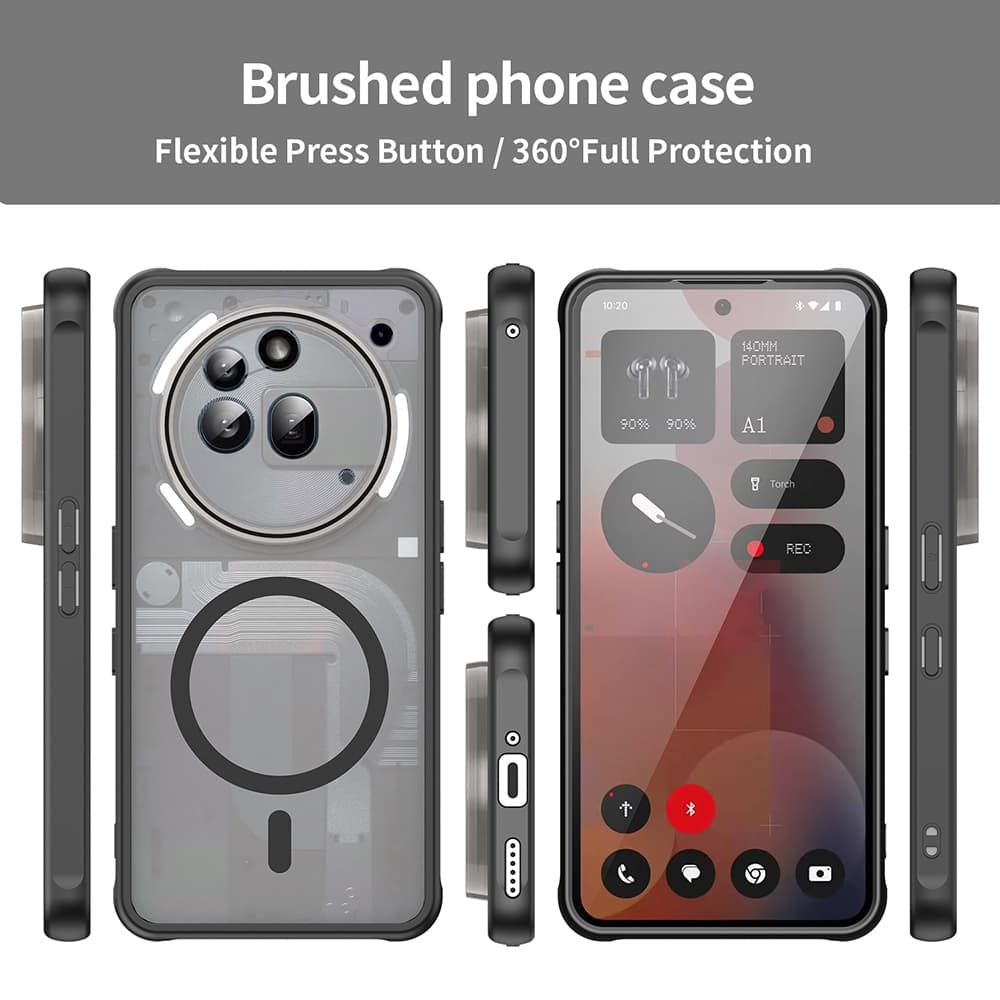 Techsuit HaloFrost II MagSafe pro Nothing Phone (3a) Pro černý - náhled 3