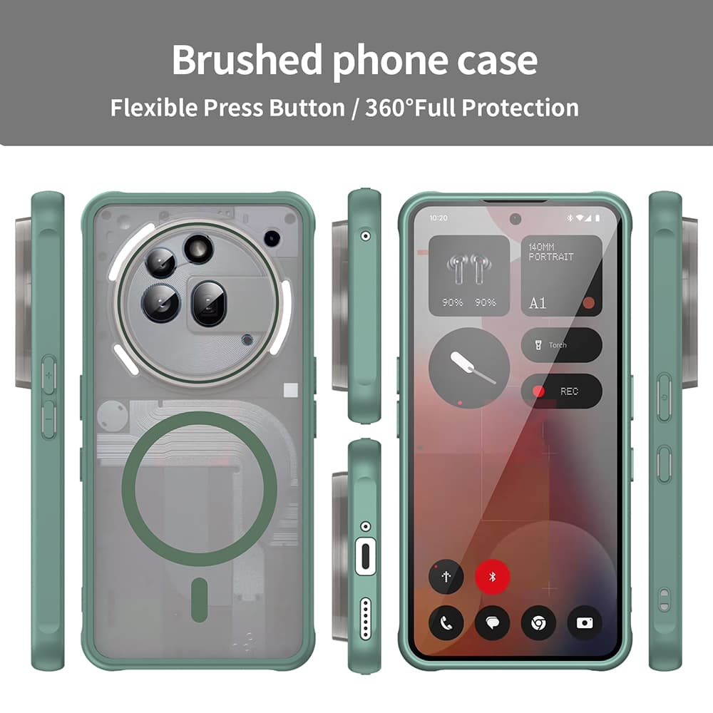 Techsuit HaloFrost II MagSafe pro Nothing Phone (3a) Pro zelený - náhled 3
